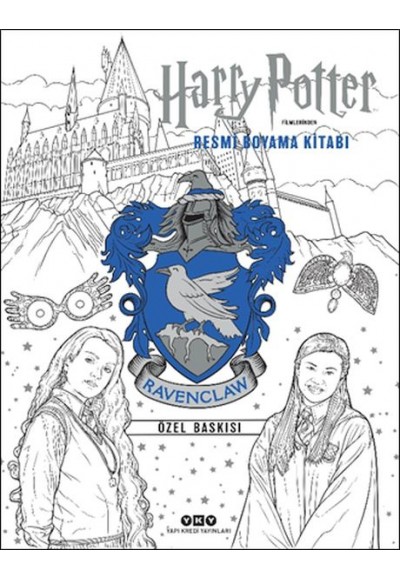 Harry Potter Filmlerinden Resmi Boyama Kitabı – Ravenclaw Özel Baskısı