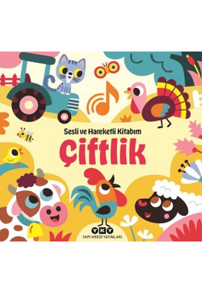 Sesli ve Hareketli Kitabım - Çiftlik (Ciltli)