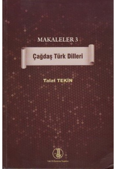 Makaleler 3 - Çağdaş Türk Dilleri
