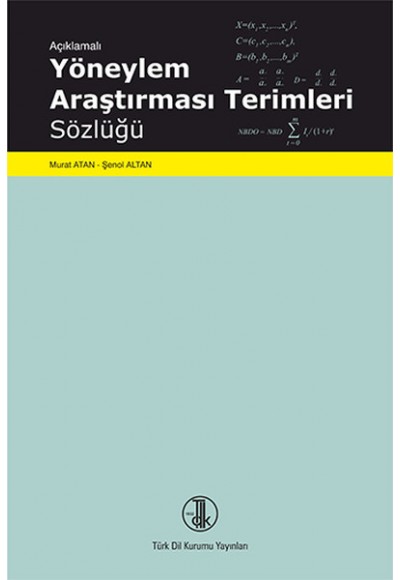 Açıklamalı Yöneylem Araştırması Terimleri Sözlüğü