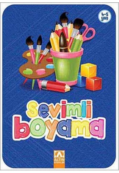 Sevimli Boyama - Lacivert