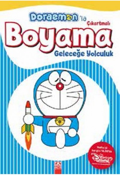 Doraemonla Çıkartmalı Boyama Geleceğe Yolculuk
