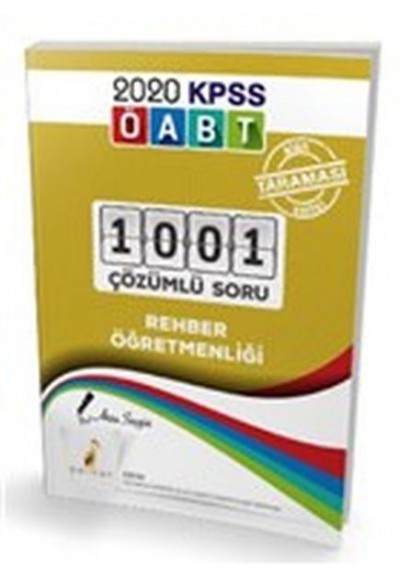 Pelikan 2020 ÖABT Rehberlik Öğretmenliği 1001 Çözümlü Soru (Yeni)