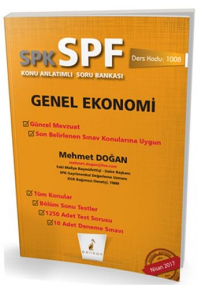 SPK-SPF Genel Ekonomi Konu Anlatımlı Soru Bankası