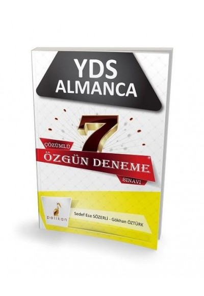 YDS Almanca Çözümlü 7 Özgün Deneme Sınavı