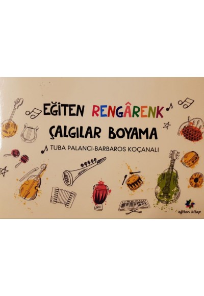 Eğiten Rengarenk Çalgılar Boyama