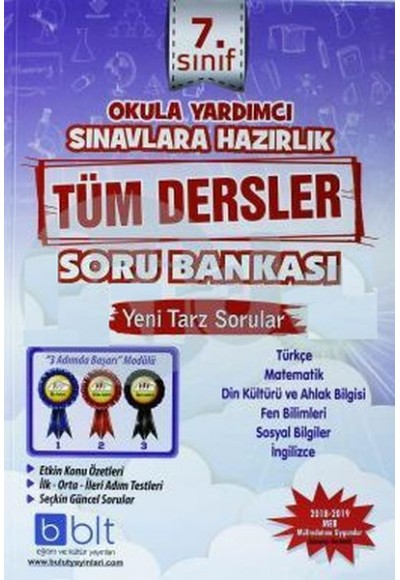 Bulut 7.Sınıf Tüm Dersler Soru Bankası