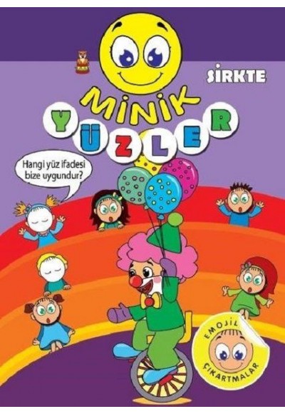 Minik Yüzler - Sirkte - Emojilerle Çıkartmalar