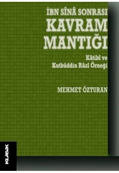 İbn Sina Sonrası Kavram Mantığı