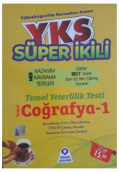 Örnek Akademi YKS TYT Süper İkili Temel Coğrafya 1