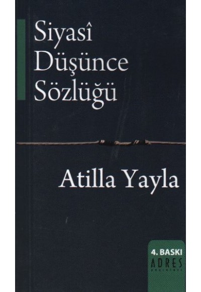 Siyasi Düşünce Sözlüğü