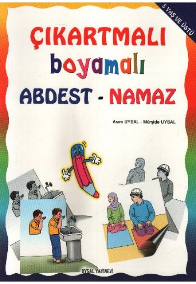 Çıkartmalı Boyamalı Abdest - Namaz