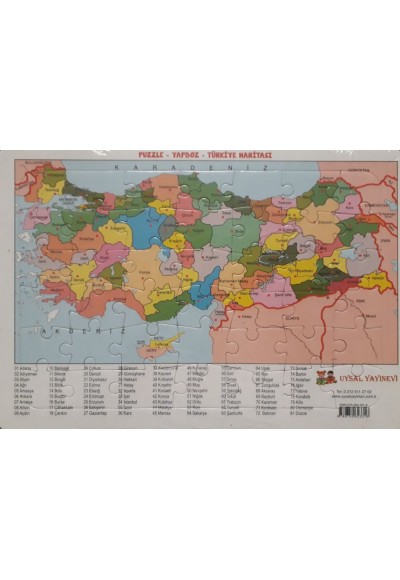 Puzzle - Türkiye Haritası