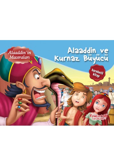 Alaaddin Ve Kurnaz Büyücü - Üç Boyutlu Kitap (Ciltli)