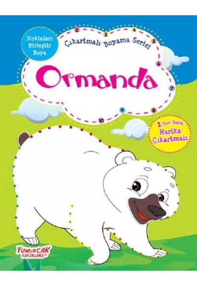Ormanda-Çıkartmalı Boyama Serisi