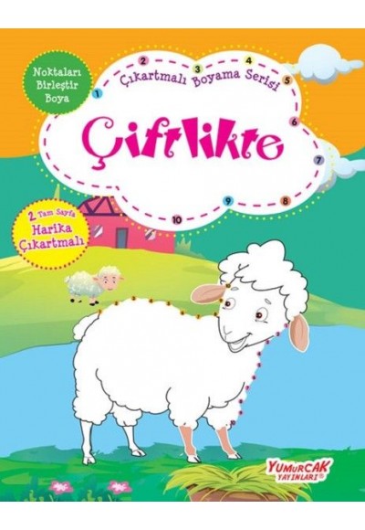 Çiftlikte-Çıkartmalı Boyama Serisi