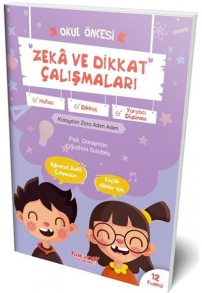 Okul Öncesi Zeka Ve Dikkat Çalışmaları Seti (12 Kitap)