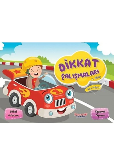 Dikkat Çalışmaları 1. Kitap (Kalem Hediyeli)