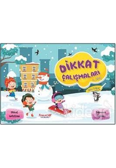 Dikkat Çalışmaları 4. Kitap (Kalem Hediyeli)
