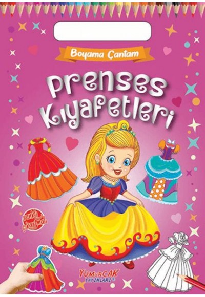 Boyama Çantam - Prenses Kıyafetleri