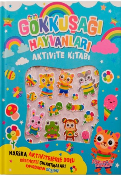 Gökkuşağı Hayvanları Aktivite Kitabı