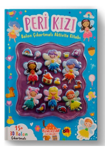 Peri Kızı Balon Çıkartmalı Aktivite Kitabı