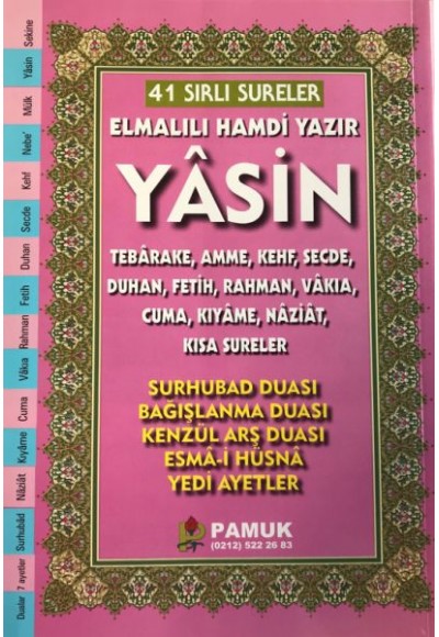 41 Sırlı Sureler Fihristli Yasin