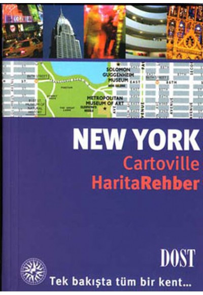 Cartoville Harita Rehber New York (Ciltli)