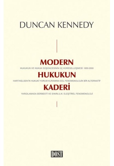 Modern Hukukun Kaderi