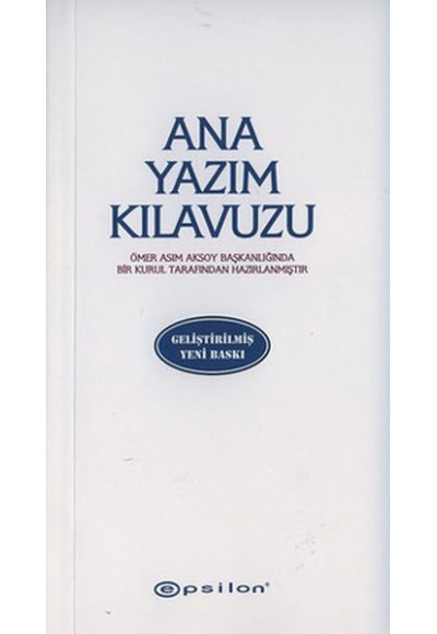 Ana Yazım Kılavuzu