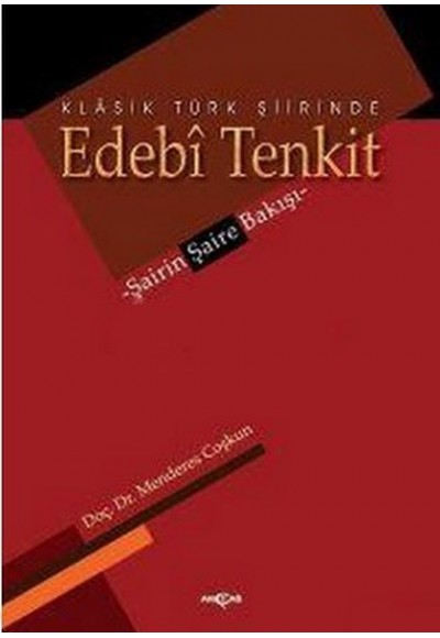 Klasik Türk Şiirinde Edebi Tenkit