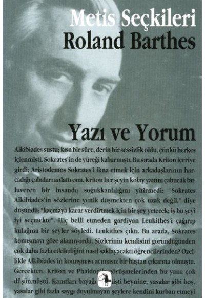 Yazı ve Yorum: Roland Barthes'dan Seçme Yazılar