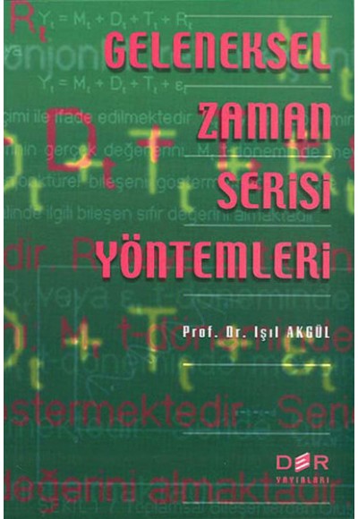 Geleneksel Zaman Serisi Yöntemleri