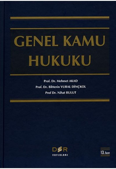 Genel Kamu Hukuku (Ciltli)