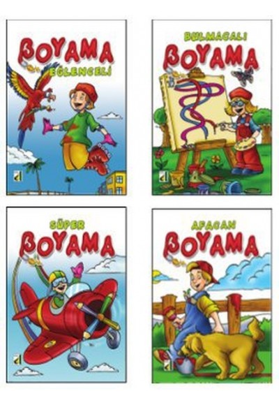 Süper Boyama Serisi (4 Kitap Takım)