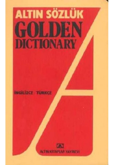 Altın Sözlük Golden Dictionary - İngilizce - Türkçe