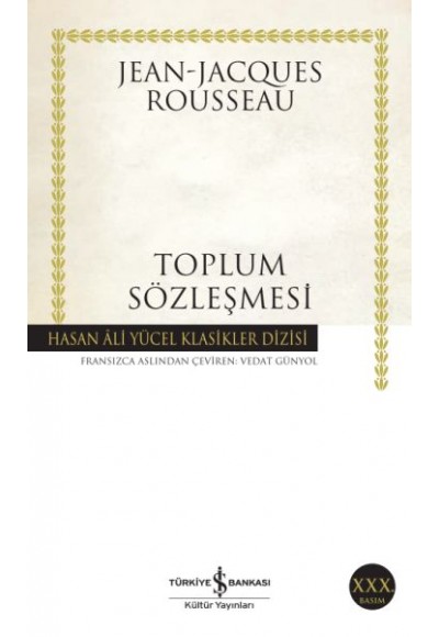 Toplum Sözleşmesi - Hasan Ali Yücel Klasikleri