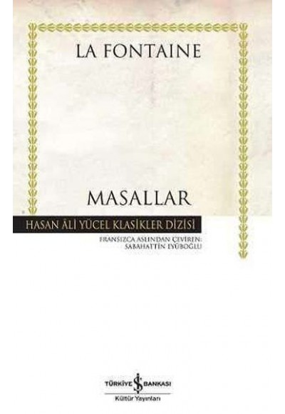 Masallar La Fontaine - Hasan Ali Yücel Klasikleri (Ciltli)