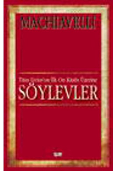 Titus Livius'us İlk On Kitabı Üzerine Söylevler