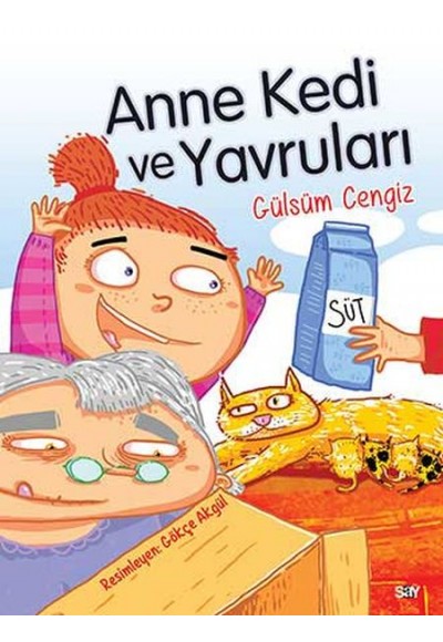 Bıcırık Kitaplar -  Anne Kedi ve Yavruları