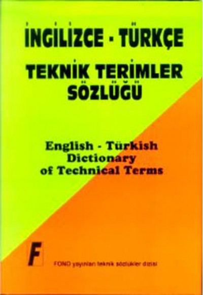 Büyük İngilizce Türkçe Teknik Terimler Sözlüğü