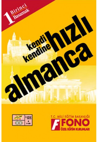 Kendi Kendine Hızlı Almanca 1. Basamak (2 Kitap+ 4 CD)