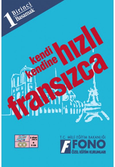 Kendi Kendine Hızlı Fransızca 1. Basamak (2 Kitap + 2 CD)