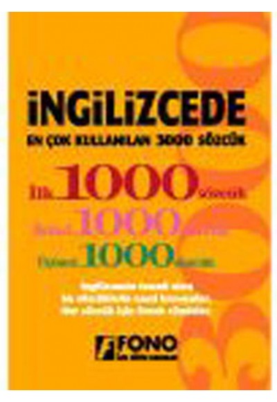 İngilizcede En Çok Kullanılan 3000 Sözcük