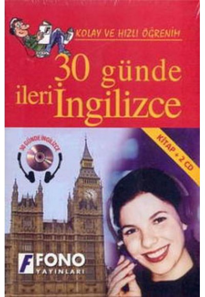 30 Günde İleri İngilizce Kitap + 2 CD