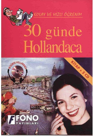 30 Günde Hollandaca Kitap + 3 CD