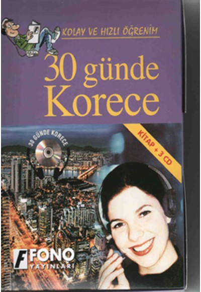 30 Günde Korece Kitap 3 CD