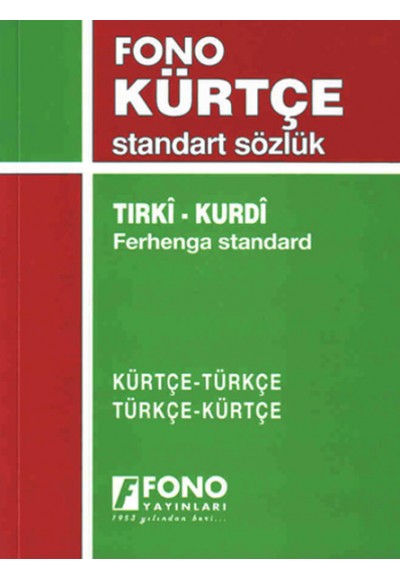 Kürtçe Türkçe Türkçe Kürtçe Standart Sözlük
