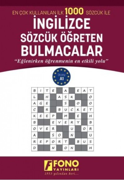 İngilizce Sözcük Öğreten Bulmacalar