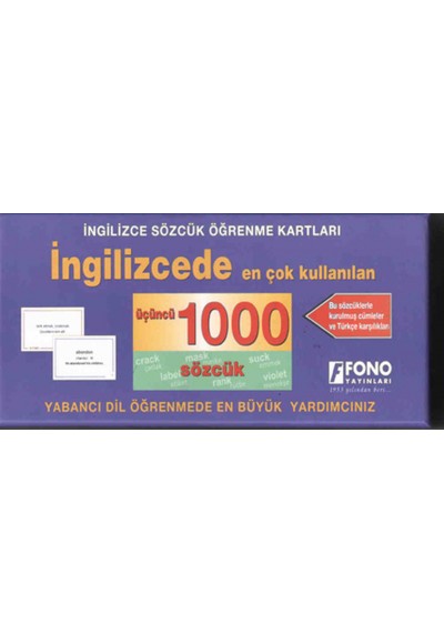 İngilizcede En Çok Kullanılan Üçüncü 1000 Sözcük